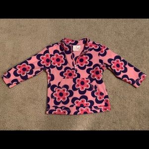 Like new Hanna Andersson half zip fleece pullover